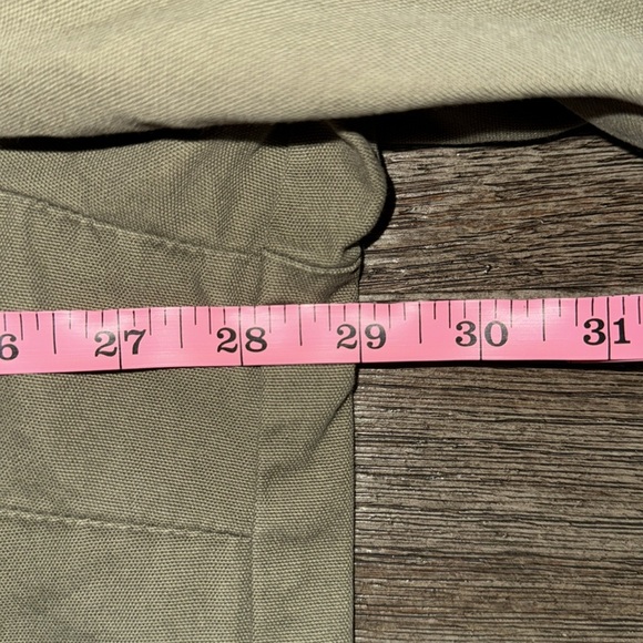 Torrid Light Weight Canvas Anorak Jacket Dusty Olive - Picture 11 of 13